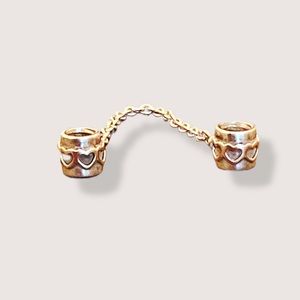 (SOLD)Pandora authentic 2 tone gold-silver